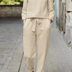Cotton-Linen Monochrome Capsule - 77