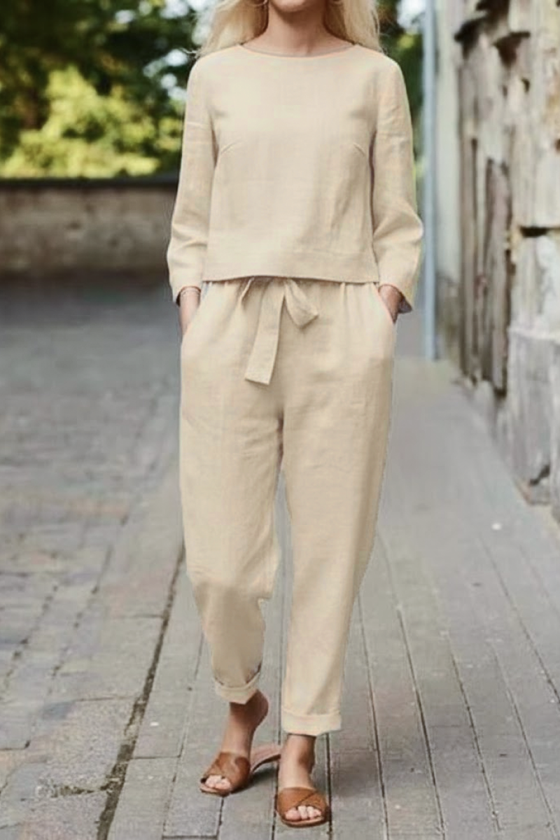 Cotton-Linen Monochrome Capsule - 77