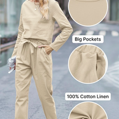 Cotton-Linen Monochrome Capsule - 80