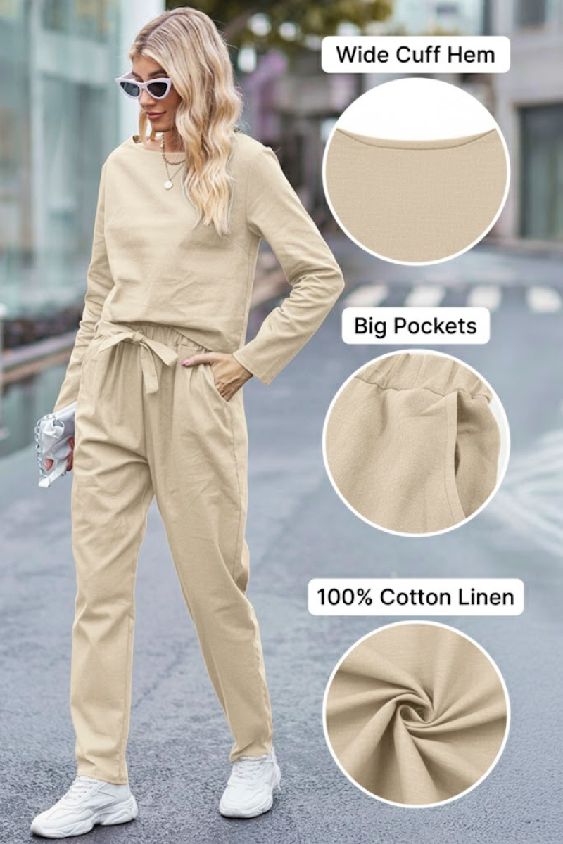 Cotton-Linen Monochrome Capsule - 80