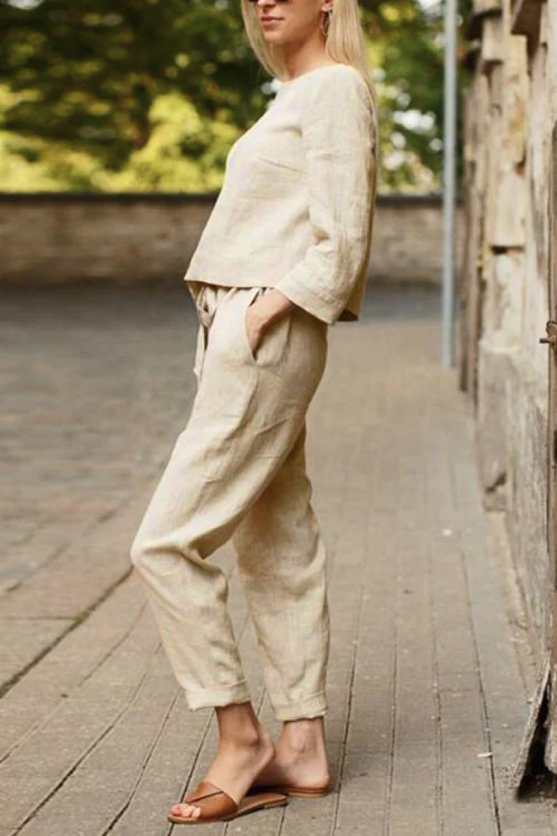 Cotton-Linen Monochrome Capsule - 81