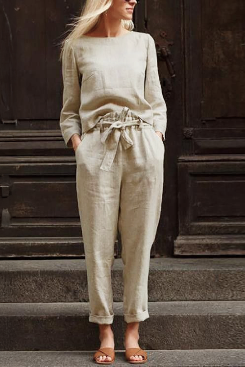 Cotton-Linen Monochrome Capsule - 82