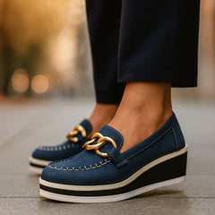Abigail | Relia Chain Comfort Platform Loafer - 4