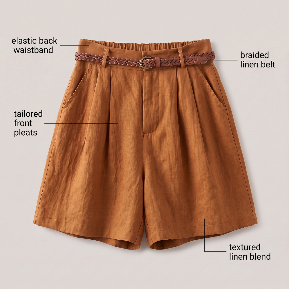Kayla | Linen Shorts