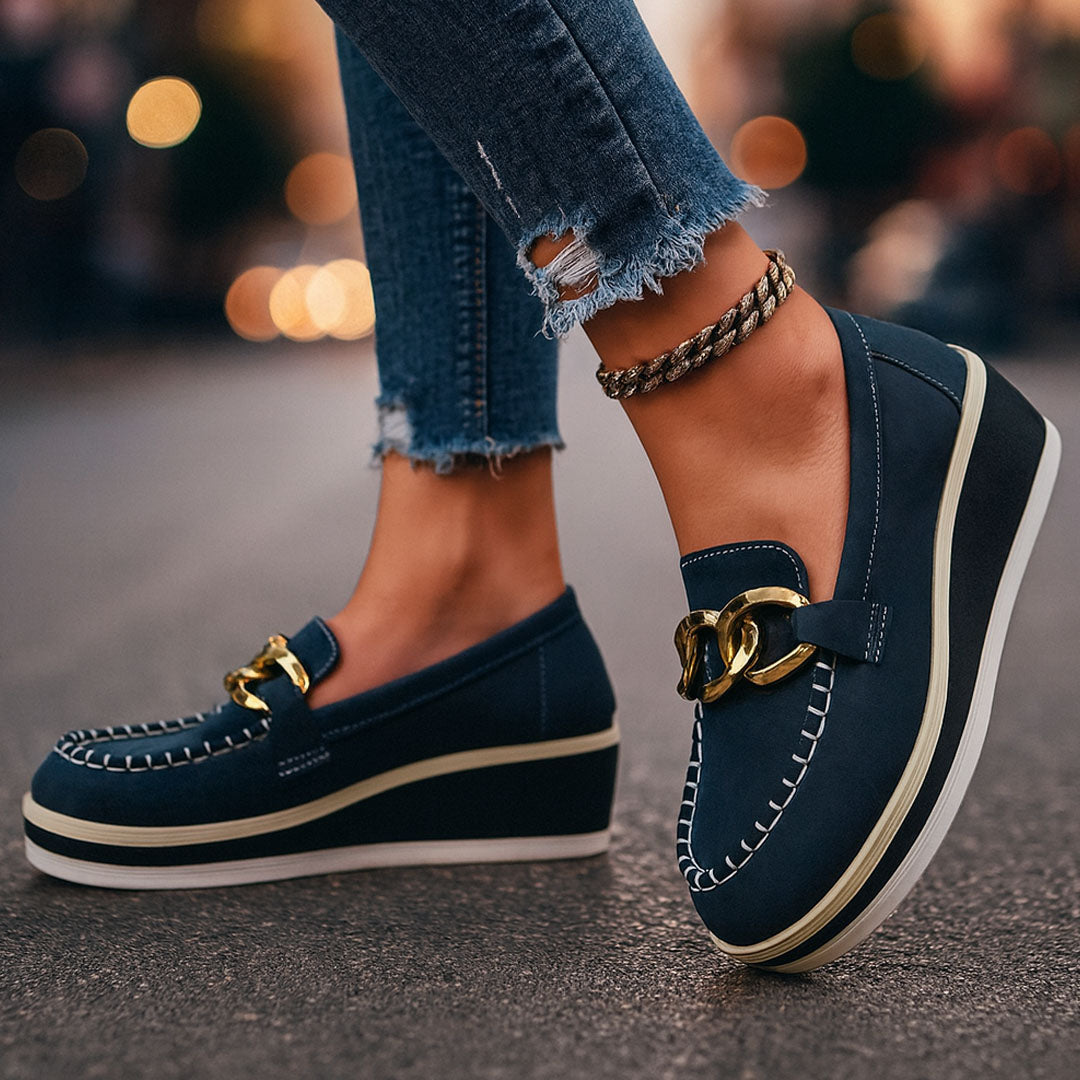 Abigail | Relia Chain Comfort Platform Loafer - 2