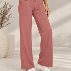 Lize Comfortable Wide-Leg Stretch Pants - 15