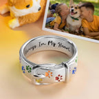 Margaret | Paw Print Memory Ring