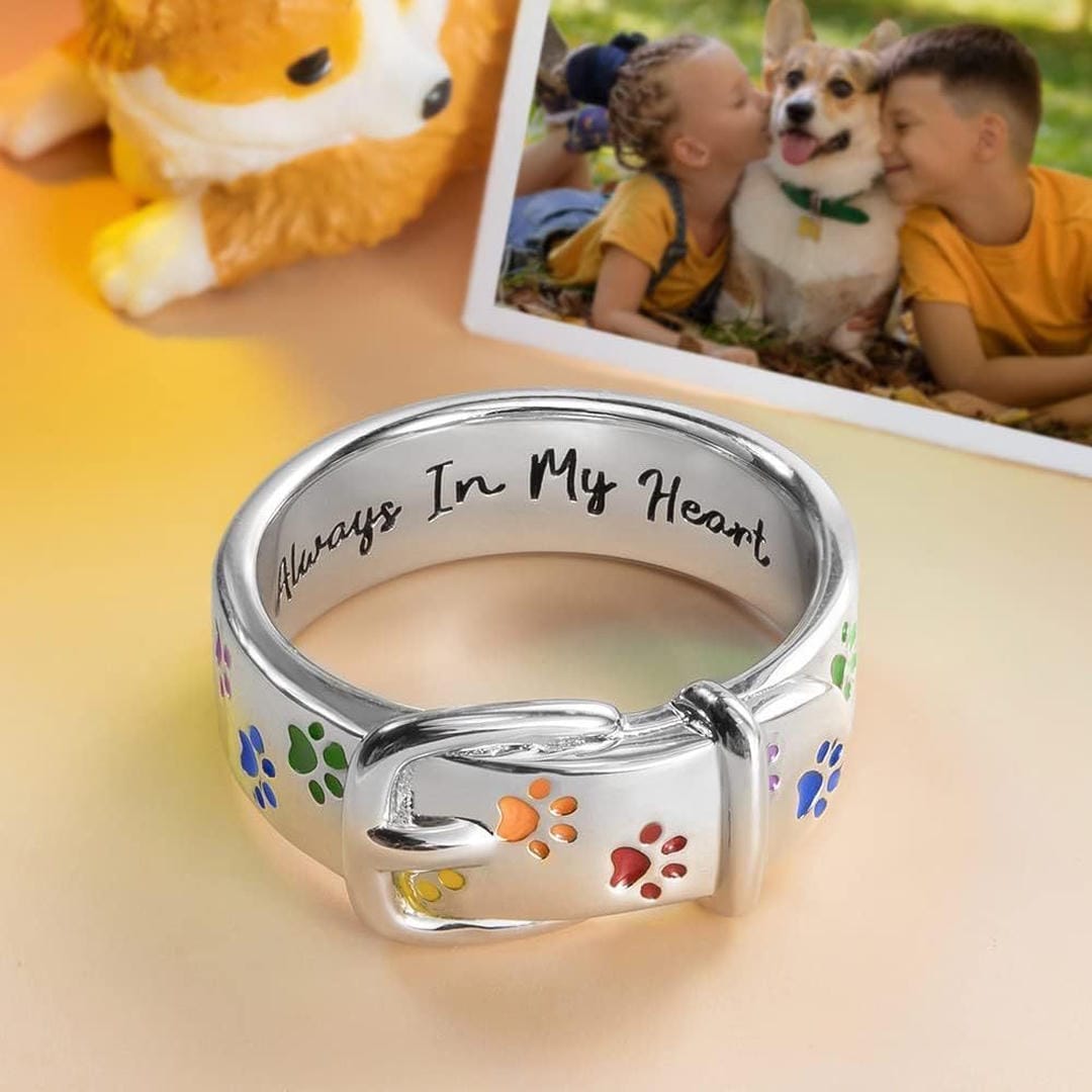 Margaret | Paw Print Memory Ring