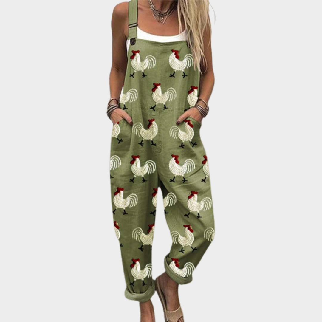 Sofia | Comfortable Printed Jumpsuit