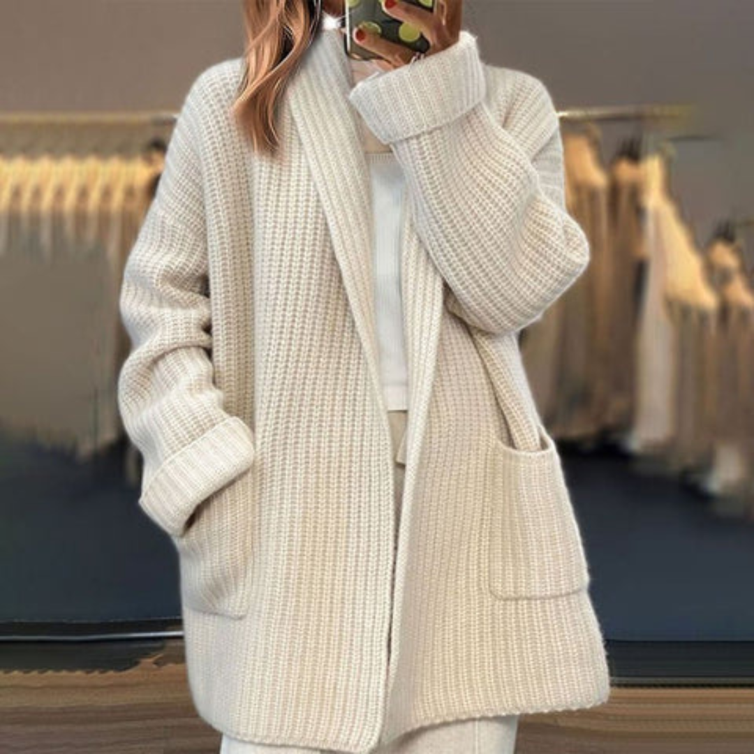 Thalira | Elegant Oversized Cardigan - 3