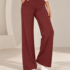 Lize Comfortable Wide-Leg Stretch Pants - 9