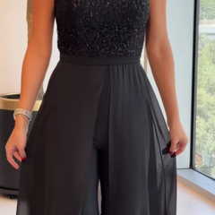 Louna | Stylish Sleeveless Jumpsuit - 4