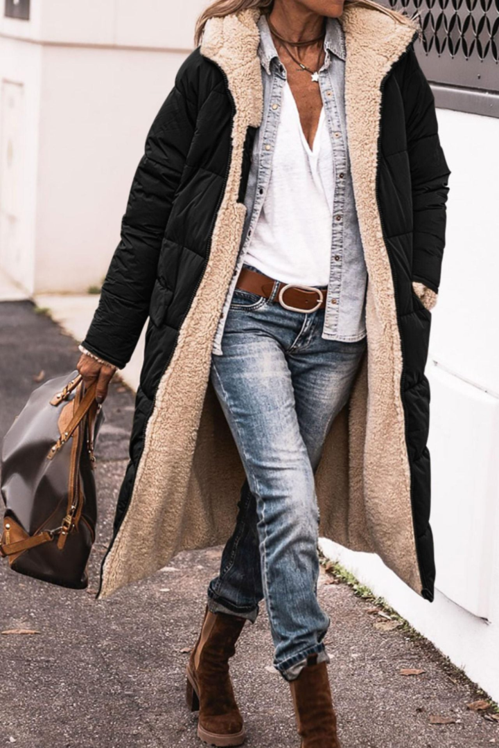 Sophia - Reversible Chic Coat