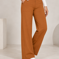 Lize Comfortable Wide-Leg Stretch Pants - 7