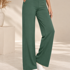 Lize Comfortable Wide-Leg Stretch Pants - 11