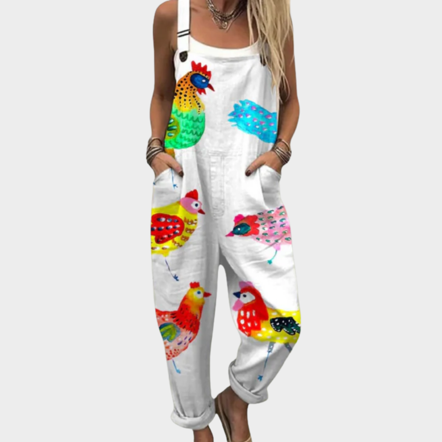 Comfortable Printed Jumpsuit
