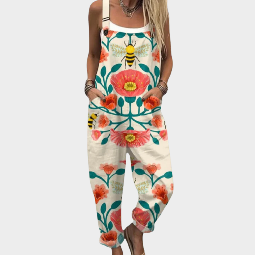 Stella | Comfortable Printed Jumpsuit