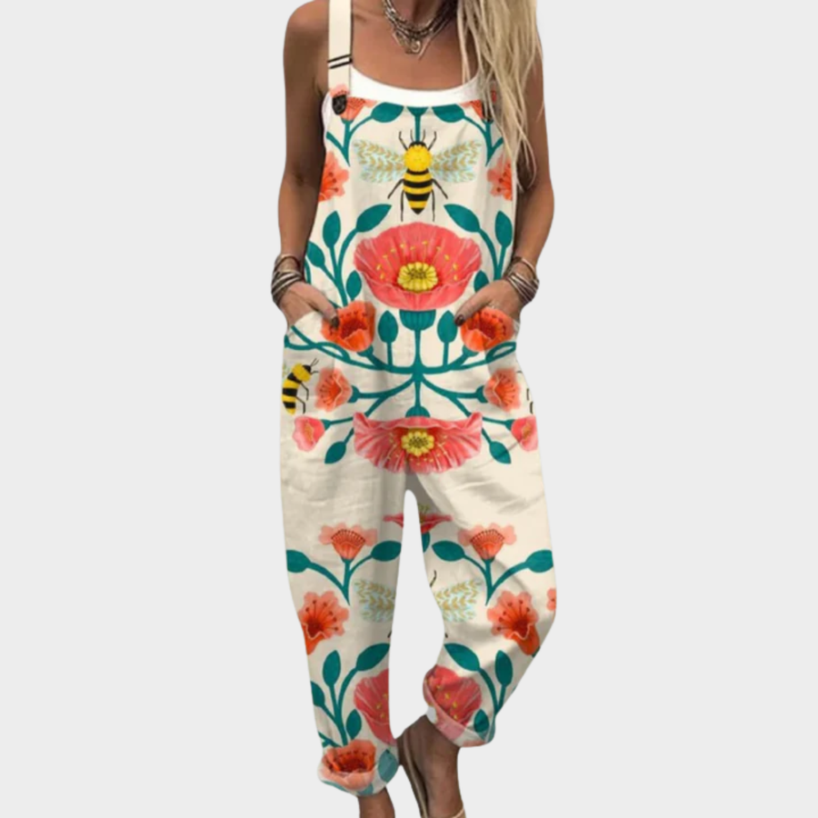 Comfortable Printed Jumpsuit