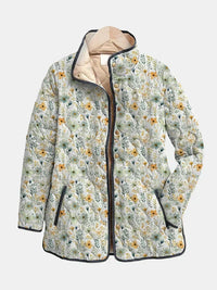 Elowynn | Floral-Printed Quilted Jacket