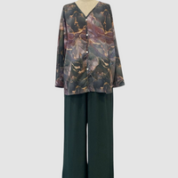 Aurora | Elegant Printed Two-Piece Set