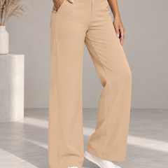 Lize Comfortable Wide-Leg Stretch Pants - 12