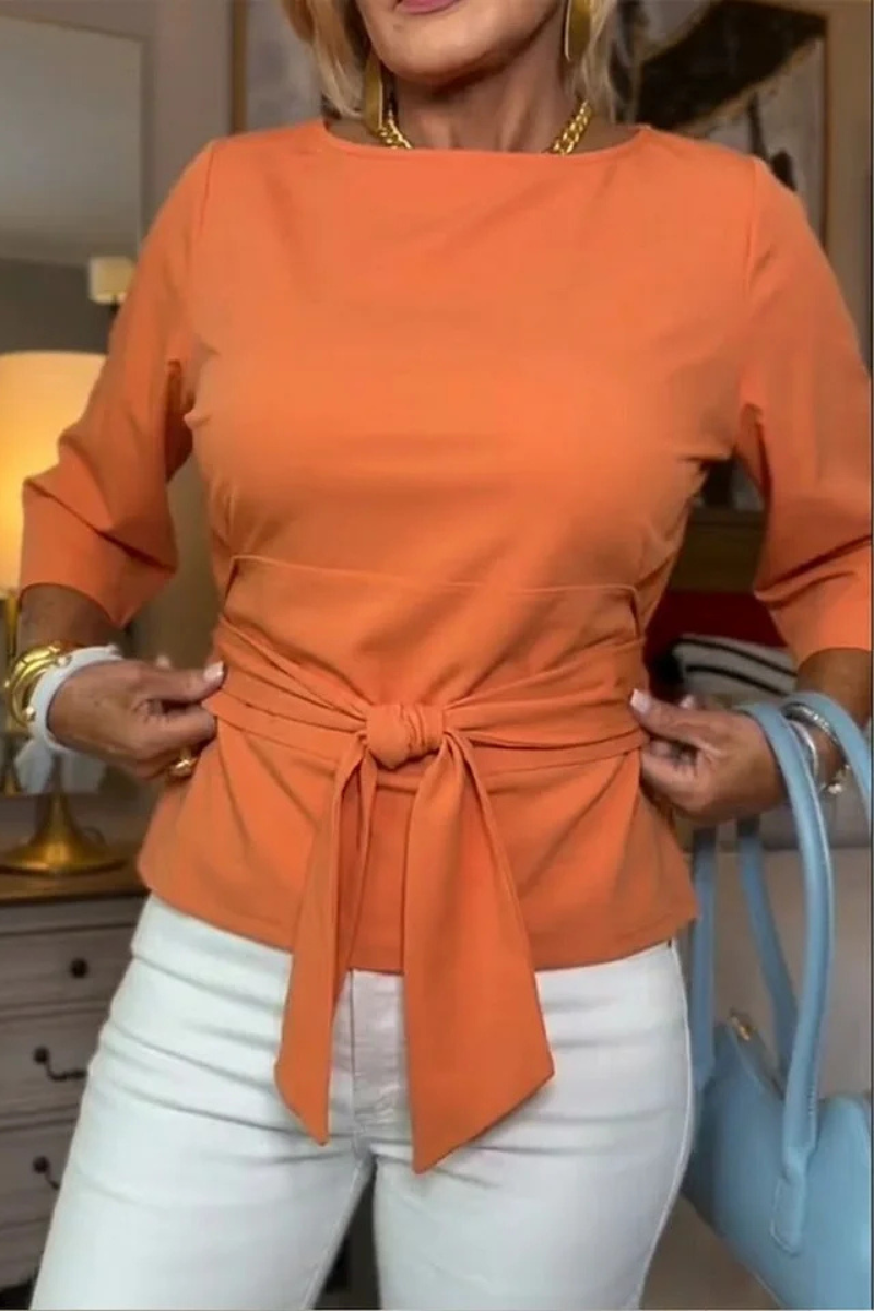 Daria | Stylish Bow Tie Waist Top - 7