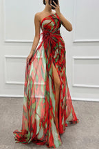 Mia™ | Vibrant Draped Dress
