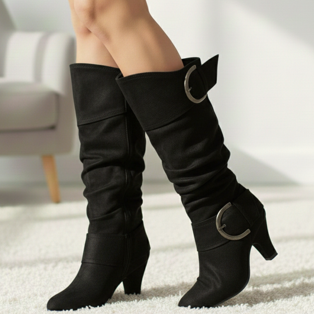 Brielle Double-Buckle Boots - 3