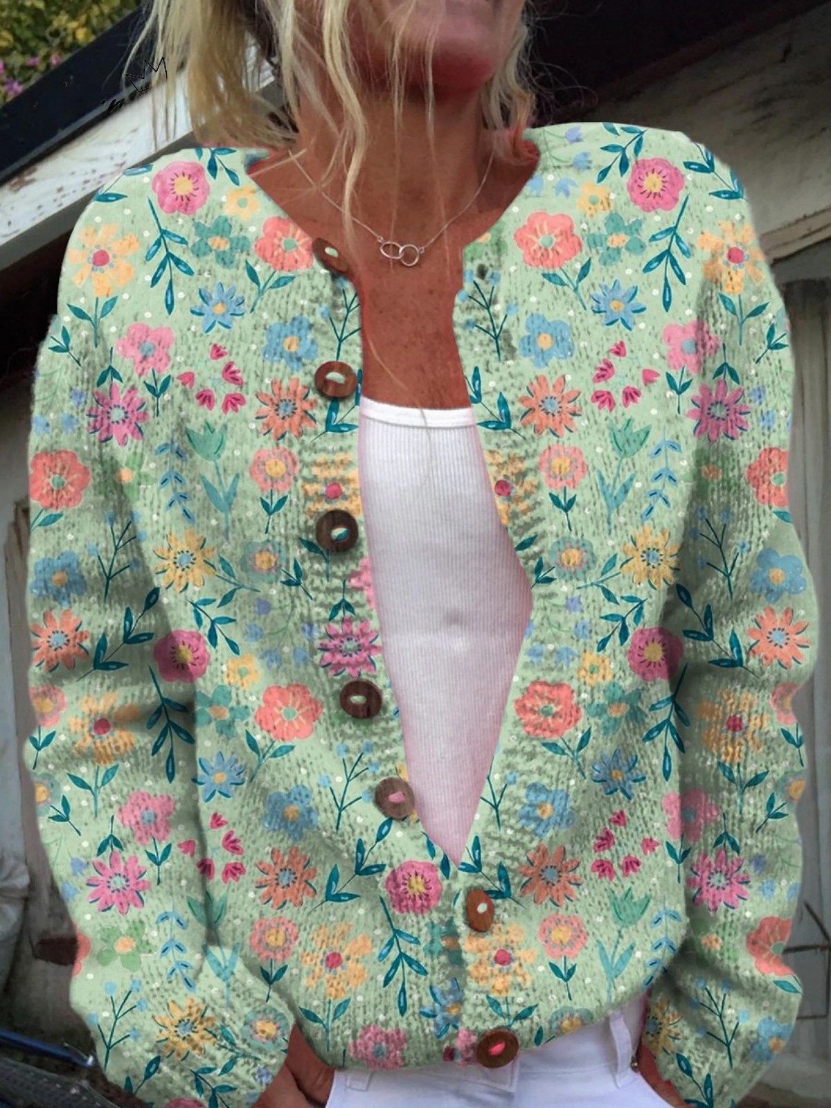 Anna | Vintage Floral Cardigan