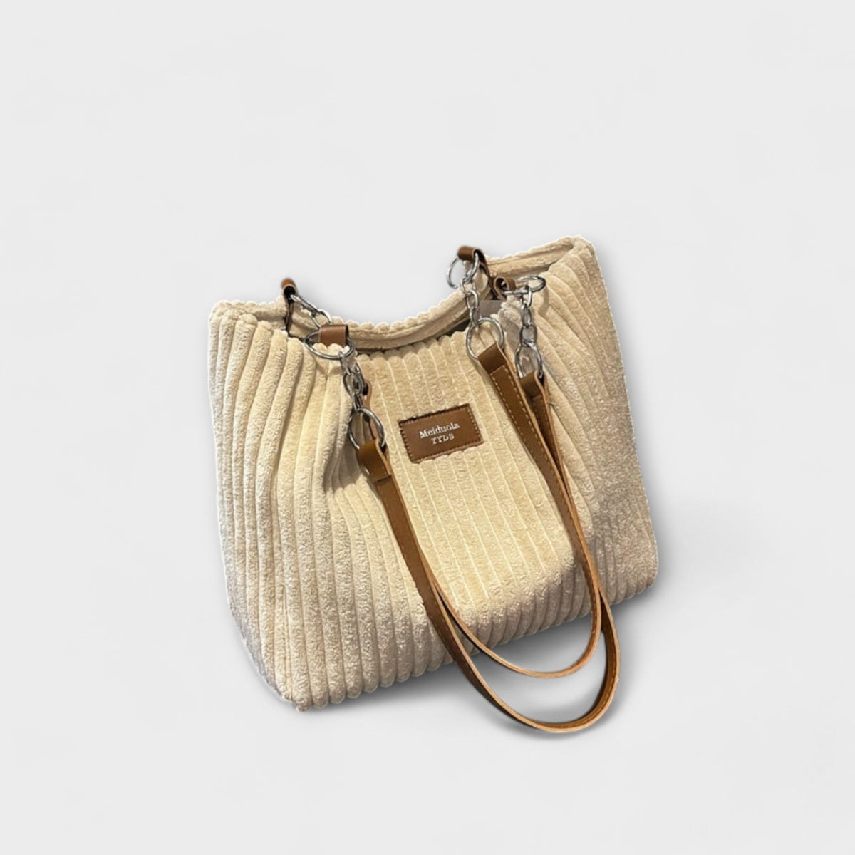 Yolanda | Soft Cord Shoulder Bag