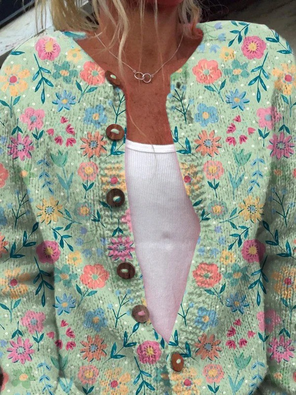 Anna | Vintage Floral Cardigan