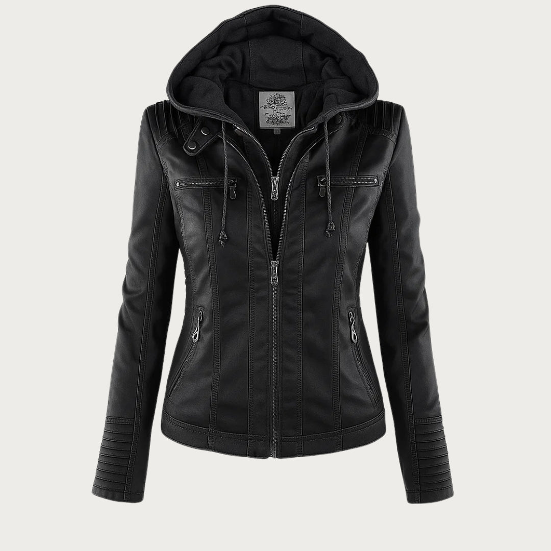 Flavia | Sturdy Elegant Leather Jacket