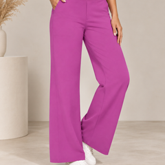 Lize Comfortable Wide-Leg Stretch Pants - 17