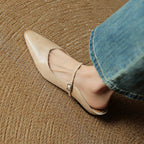 Noa Genuine Leather Mules