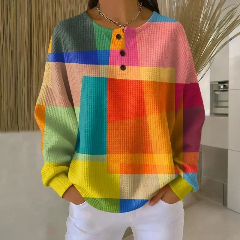 Marlene | Double-layer embossed sweater
