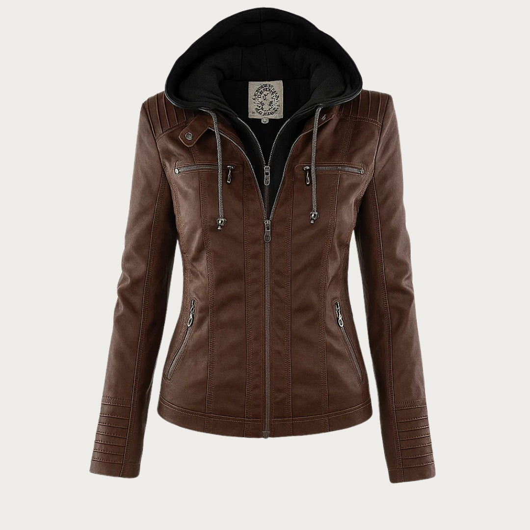 Flavia | Sturdy Elegant Leather Jacket