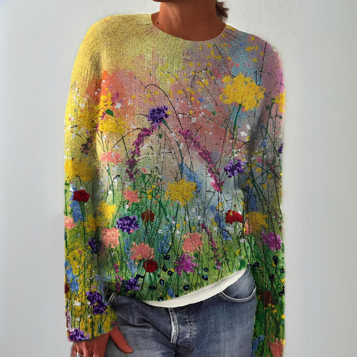 Marilyn | Retro Scandinavian knit sweater