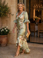 Kassy | Elegant Floral Maxi Dress
