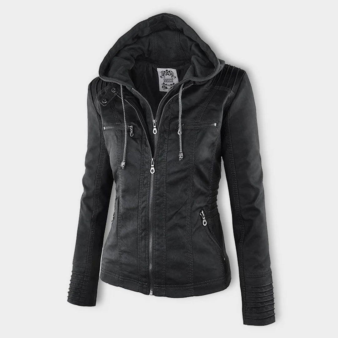 Flavia | Sturdy Elegant Leather Jacket