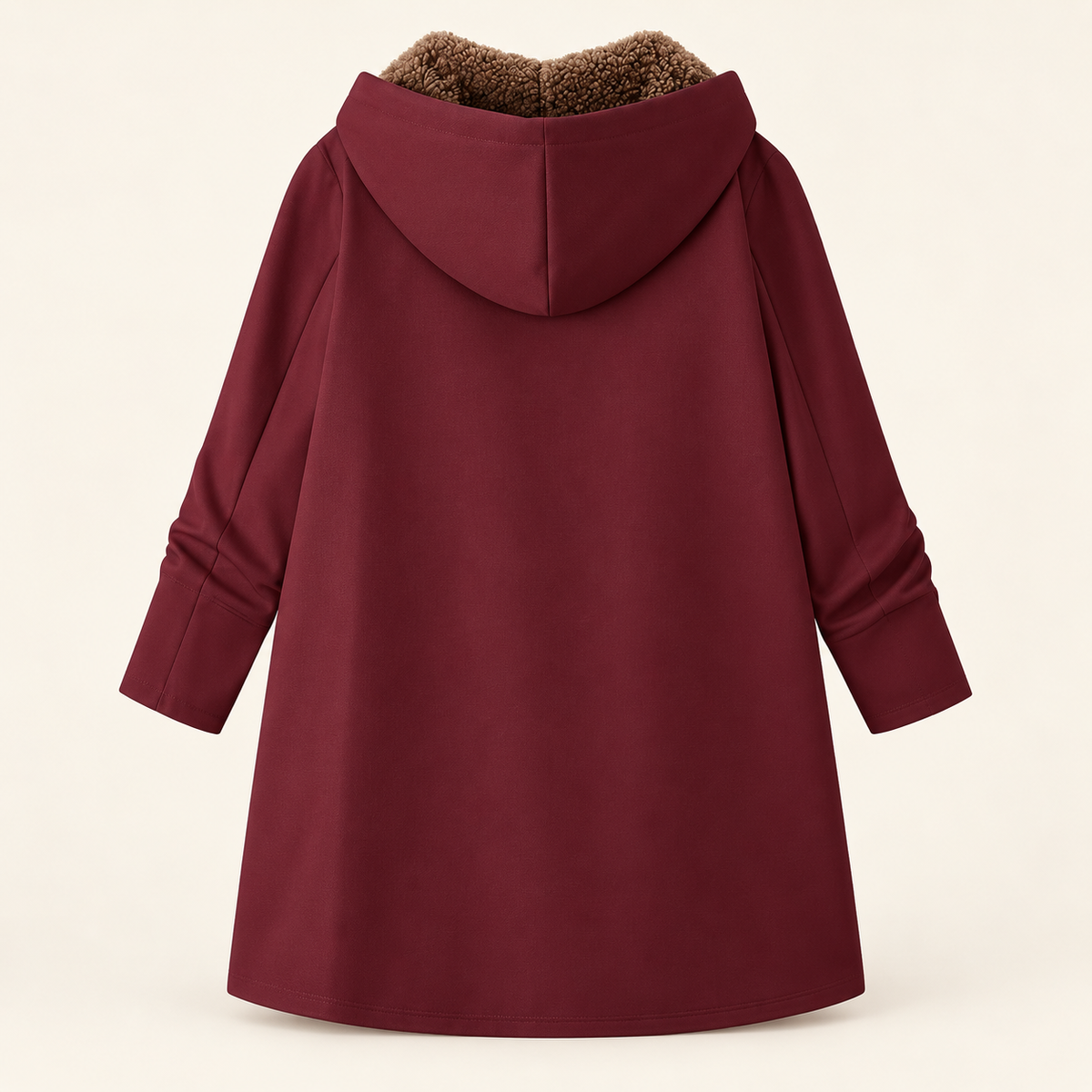 Josefin | Cozy Sherpa-Lined Hooded Coat - 13