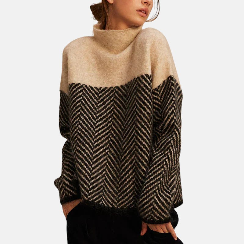 Norah™ | Cotton turtleneck sweater