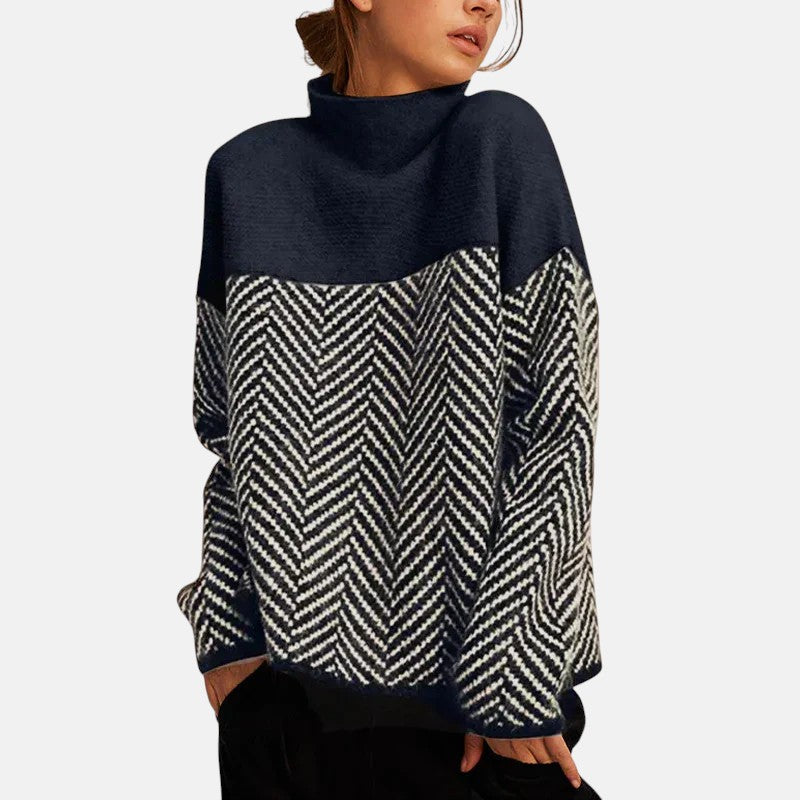 Norah™ | Cotton turtleneck sweater