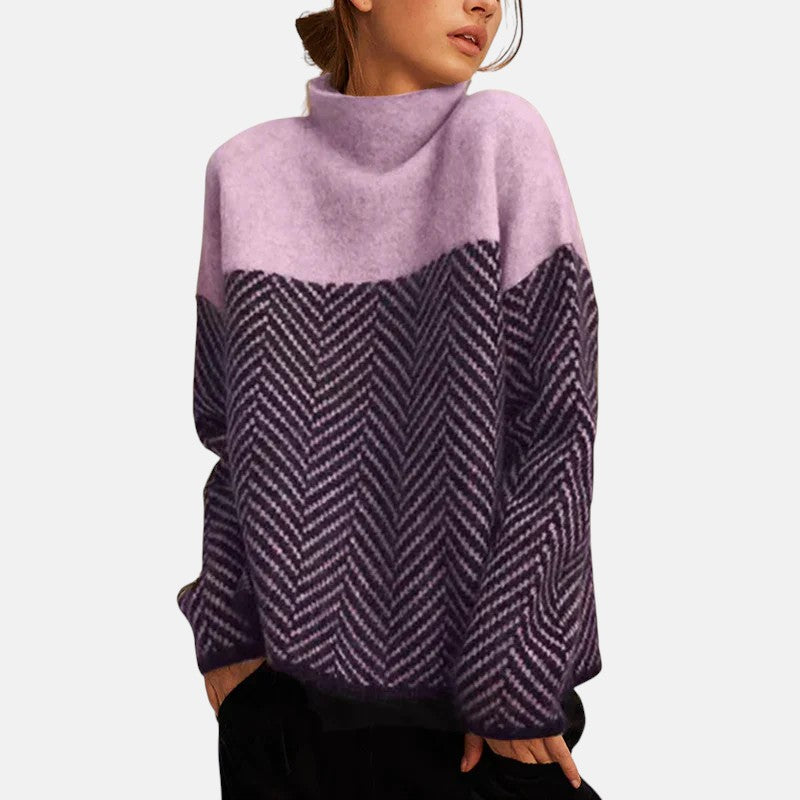 Norah™ | Cotton turtleneck sweater