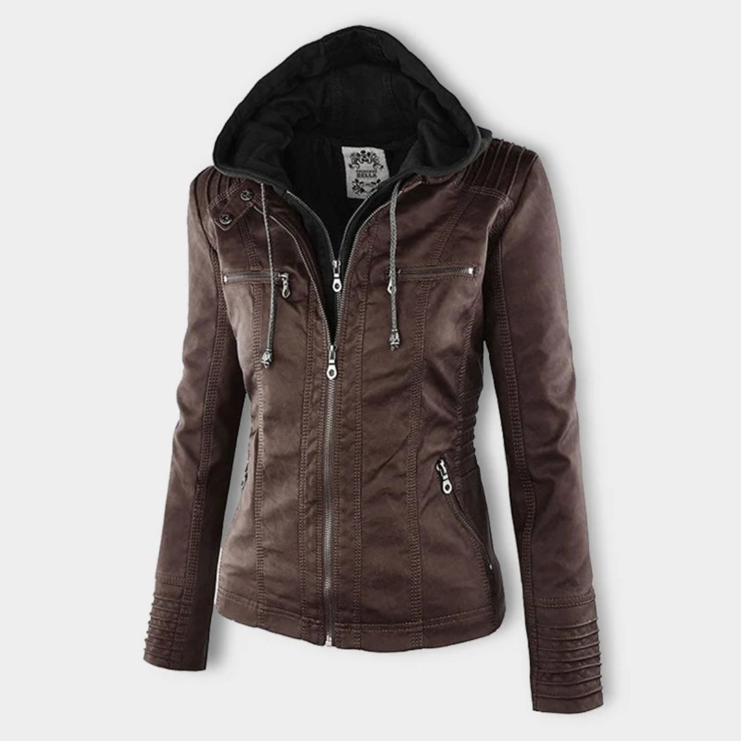 Flavia | Sturdy Elegant Leather Jacket