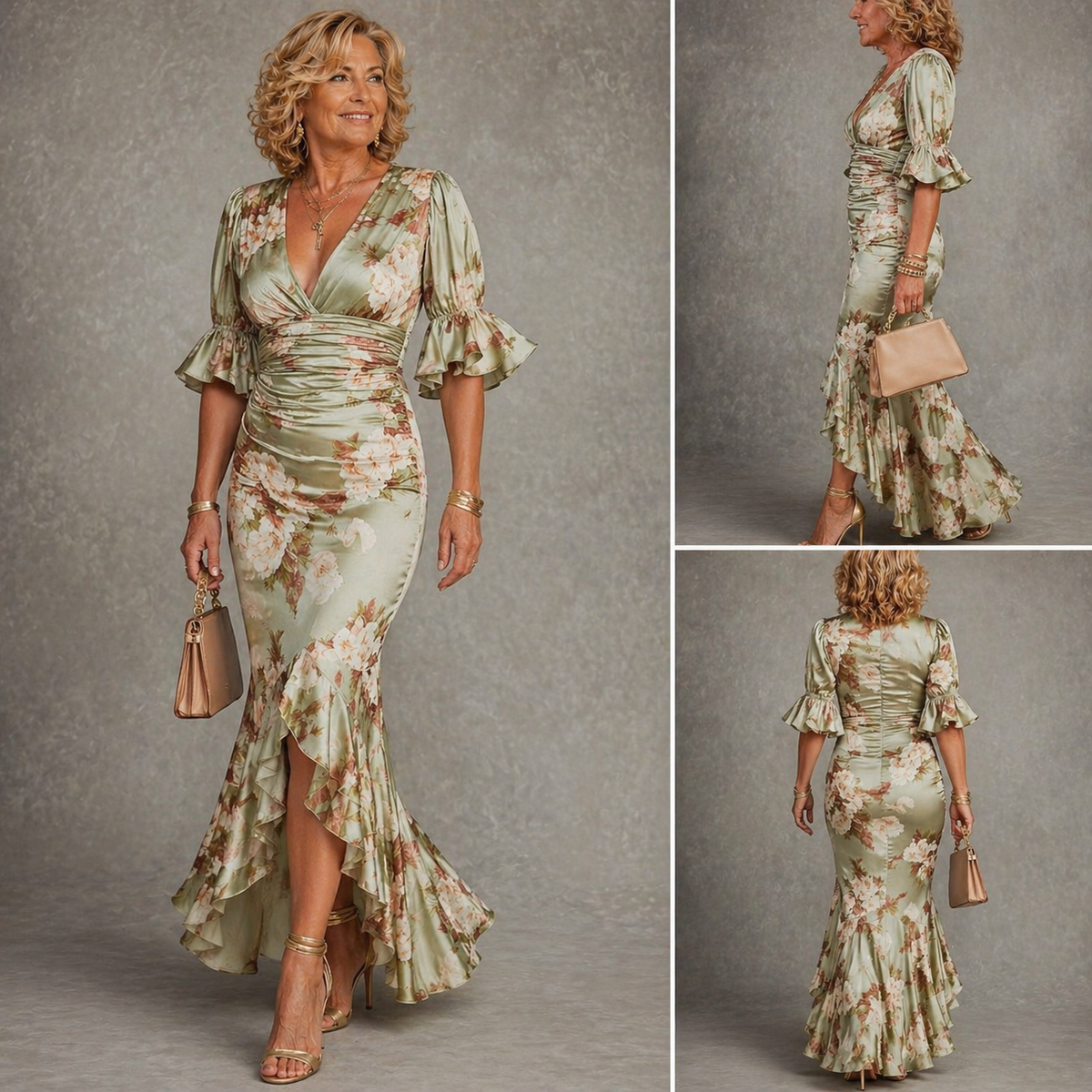Kassy | Elegant Floral Maxi Dress