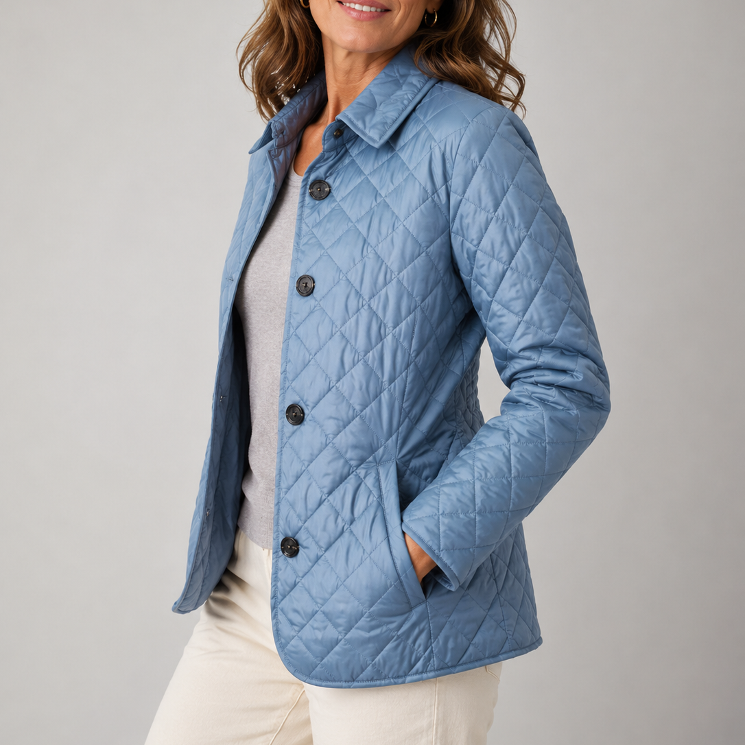 Ondina | Quilted button-front jacket