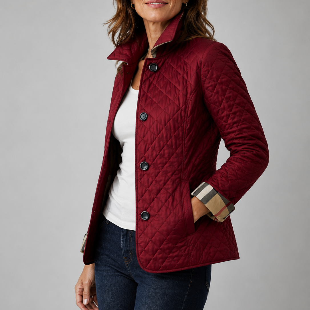 Ondina | Quilted button-front jacket