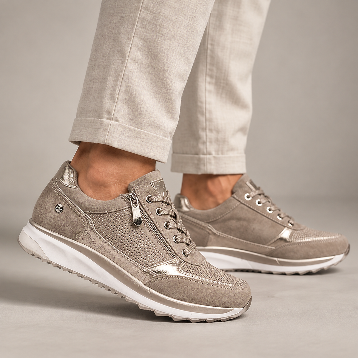 Martha | Zip-up sneakers