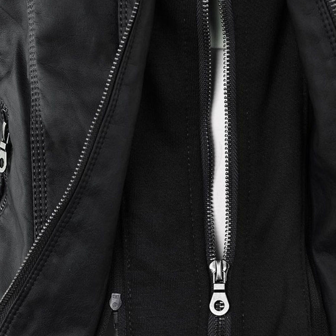 Flavia | Sturdy Elegant Leather Jacket