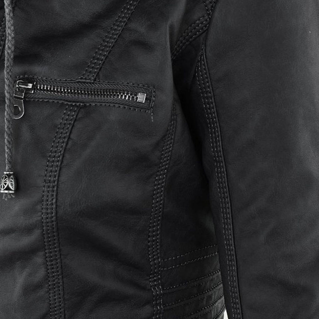 Flavia | Sturdy Elegant Leather Jacket
